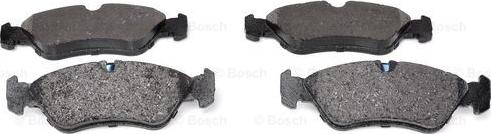 BOSCH 0 986 424 219 - Тормозные колодки, дисковые, комплект autospares.lv