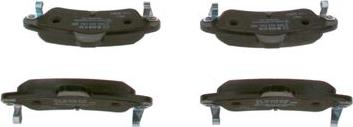 BOSCH 0 986 424 744 - Тормозные колодки, дисковые, комплект autospares.lv