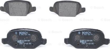 BOSCH 0 986 424 756 - Тормозные колодки, дисковые, комплект autospares.lv