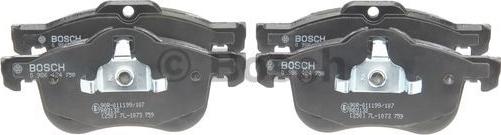 BOSCH 0 986 424 758 - Тормозные колодки, дисковые, комплект autospares.lv