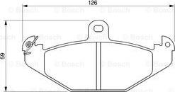 BOSCH 0 986 424 763 - Тормозные колодки, дисковые, комплект autospares.lv