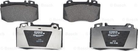 BOSCH 0 986 424 705 - Тормозные колодки, дисковые, комплект autospares.lv