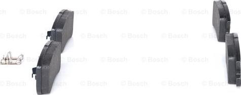BOSCH 0 986 424 717 - Тормозные колодки, дисковые, комплект autospares.lv