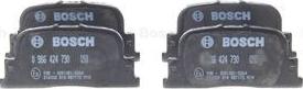 BOSCH 0 986 424 730 - Тормозные колодки, дисковые, комплект autospares.lv