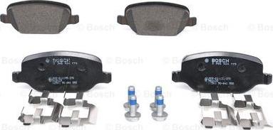 BOSCH 0 986 424 775 - Тормозные колодки, дисковые, комплект autospares.lv