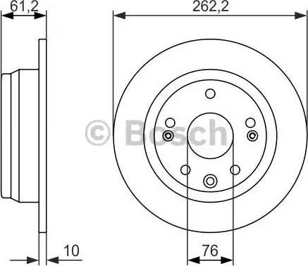 BOSCH 0 986 479 993 - Тормозной диск autospares.lv