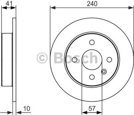 BOSCH 0 986 479 918 - Тормозной диск autospares.lv