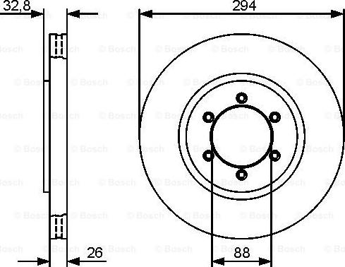 BOSCH 0 986 479 416 - Тормозной диск autospares.lv