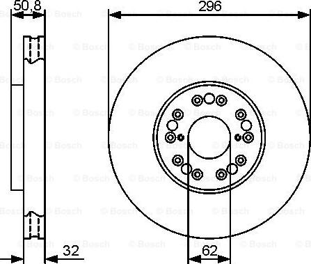 BOSCH 0 986 479 429 - Тормозной диск autospares.lv