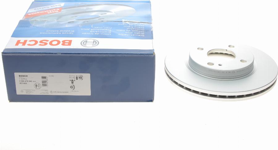 BOSCH 0 986 479 566 - Тормозной диск autospares.lv