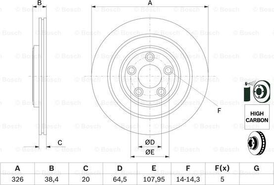 BOSCH 0 986 479 628 - Тормозной диск autospares.lv