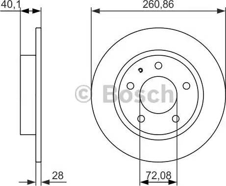 BOSCH 0 986 479 894 - Тормозной диск autospares.lv