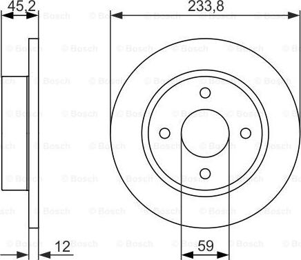 Ashuki 71-310N - Тормозной диск autospares.lv