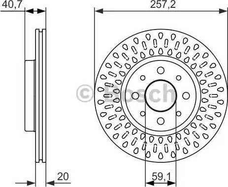 BOSCH 0 986 479 875 - Тормозной диск autospares.lv