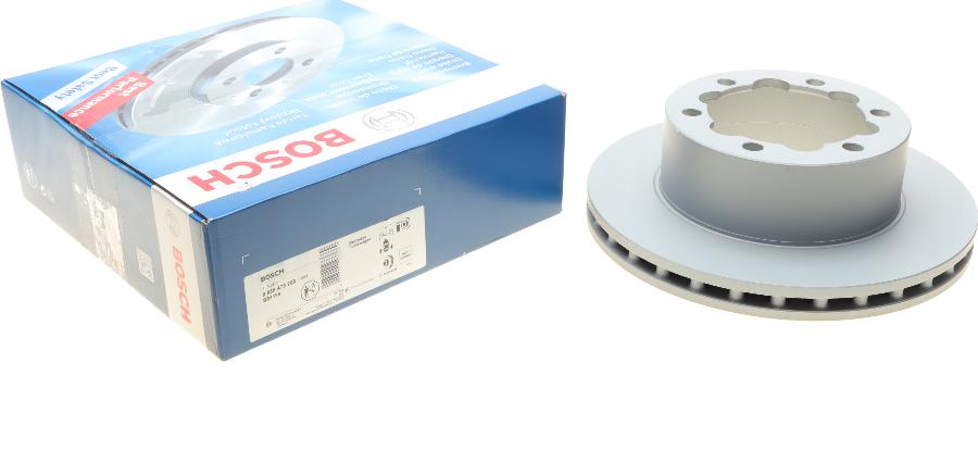 BOSCH 0 986 479 296 - Тормозной диск autospares.lv