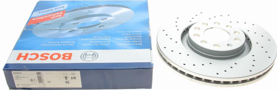 BOSCH 0 986 479 258 - Тормозной диск autospares.lv