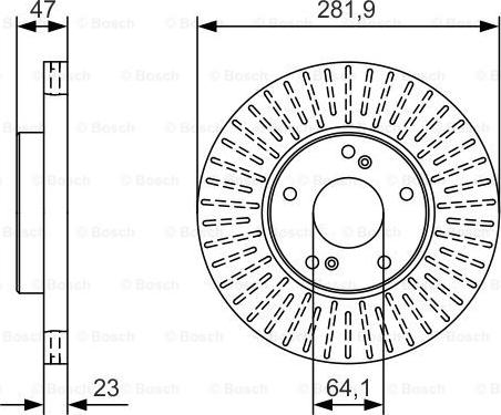 BOSCH 0 986 479 A99 - Тормозной диск autospares.lv