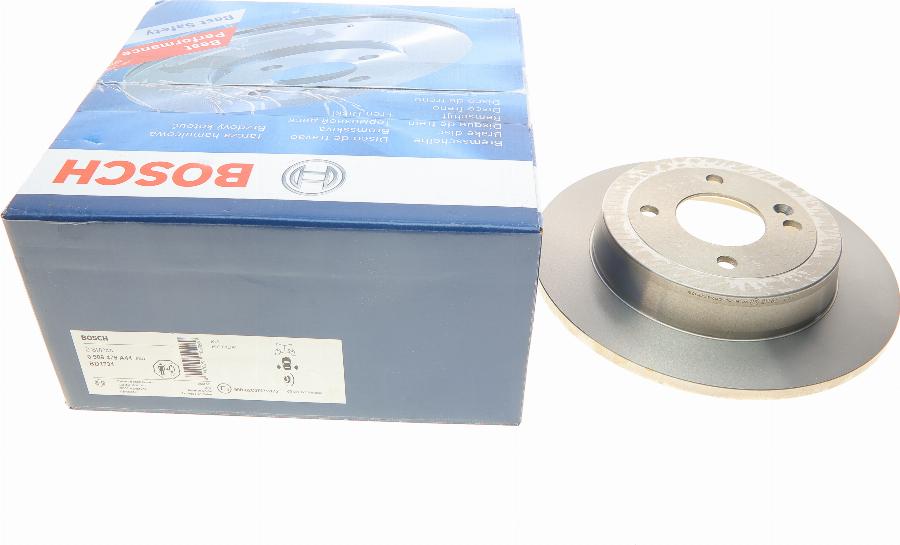 BOSCH 0 986 479 A44 - Тормозной диск autospares.lv