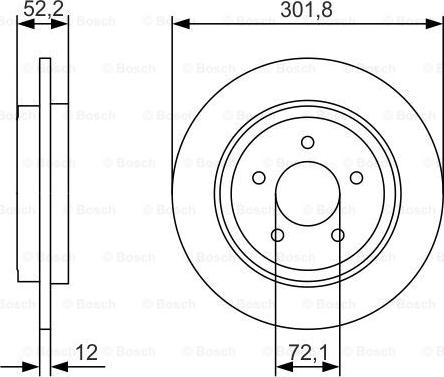 HITEC RS 2278 - Тормозной диск autospares.lv