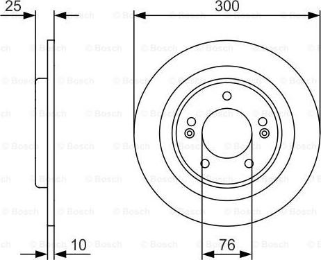 BOSCH 0 986 479 A14 - Тормозной диск autospares.lv