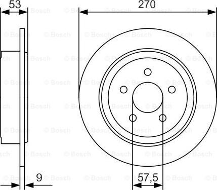 BOSCH 0 986 479 A79 - Тормозной диск autospares.lv