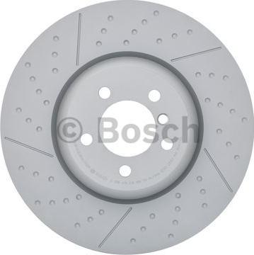 BOSCH 0 986 479 E10 - Тормозной диск autospares.lv