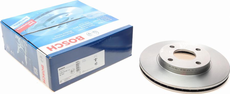 BOSCH 0 986 479 R64 - Тормозной диск autospares.lv