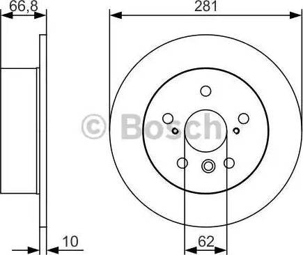 Alpha Brakes HTT-TY-059 - Тормозной диск autospares.lv