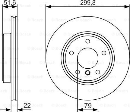 BOSCH 0 986 479 S32 - Тормозной диск autospares.lv