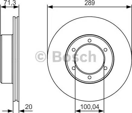 BOSCH 0 986 479 S24 - Тормозной диск autospares.lv