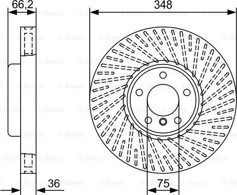 BOSCH 0 986 479 W20 - Тормозной диск autospares.lv