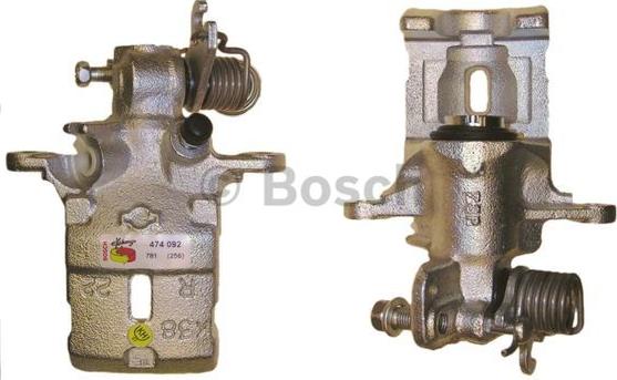 BOSCH 0 986 474 092 - Тормозной суппорт autospares.lv