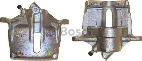 BOSCH 0 986 474 167 - Тормозной суппорт autospares.lv