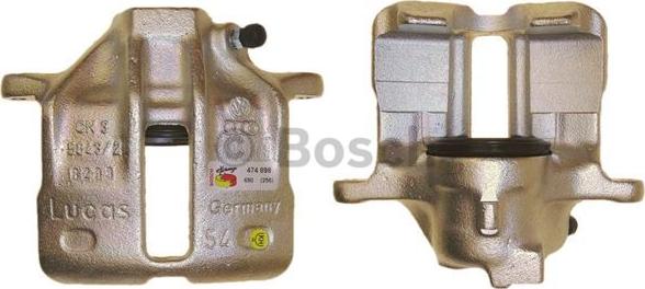 BOSCH 0 986 474 898 - Тормозной суппорт autospares.lv