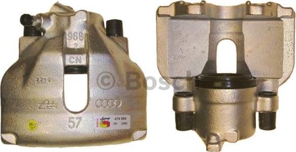 BOSCH 0 986 474 884 - Тормозной суппорт autospares.lv