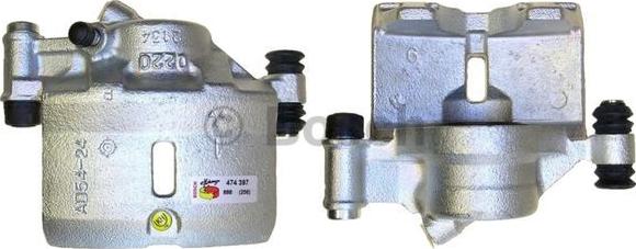 BOSCH 0 986 474 397 - Тормозной суппорт autospares.lv