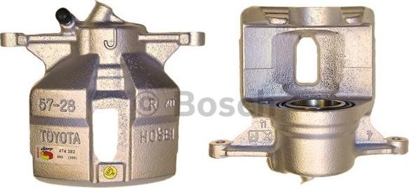 BOSCH 0 986 474 382 - Тормозной суппорт autospares.lv