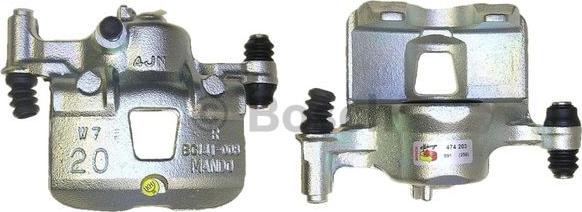 BOSCH 0 986 474 203 - Тормозной суппорт autospares.lv