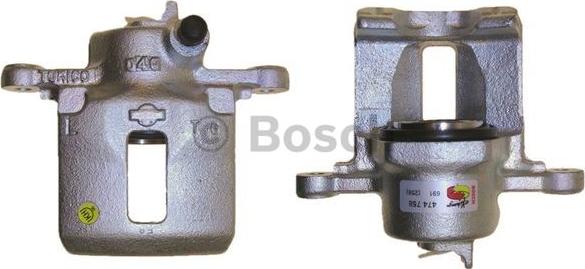 BOSCH 0 986 474 759 - Тормозной суппорт autospares.lv