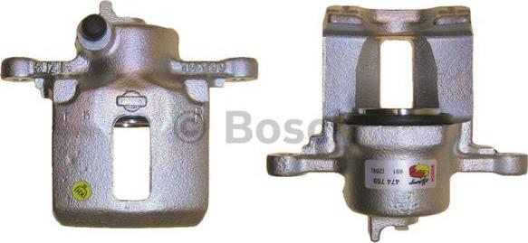 BOSCH 0 986 474 758 - Тормозной суппорт autospares.lv