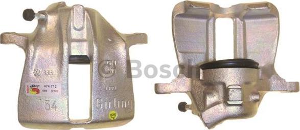 BOSCH 0 986 474 712 - Тормозной суппорт autospares.lv