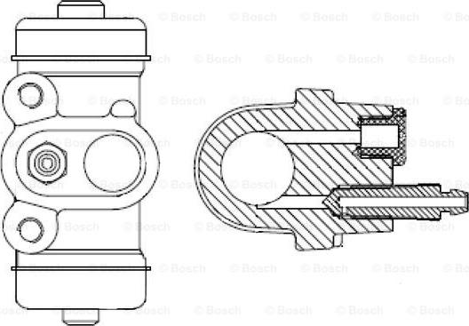 BOSCH 0 986 475 947 - Колесный тормозной цилиндр autospares.lv