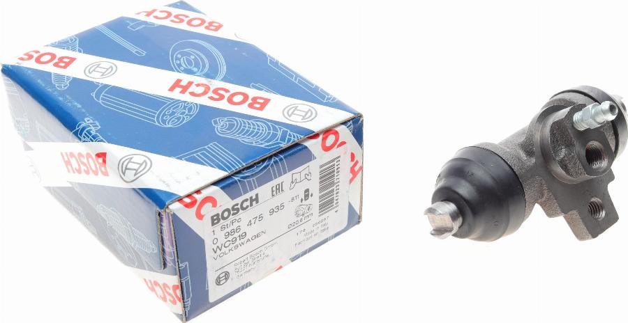 BOSCH 0 986 475 935 - Колесный тормозной цилиндр autospares.lv