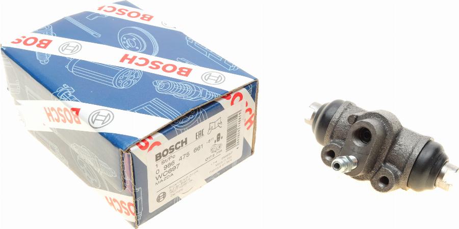 BOSCH 0 986 475 661 - Колесный тормозной цилиндр autospares.lv