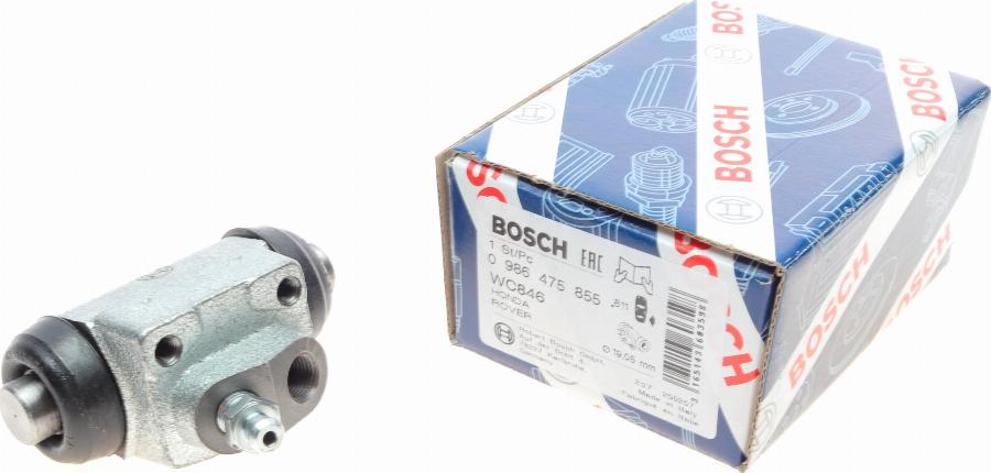 BOSCH 0 986 475 855 - Колесный тормозной цилиндр autospares.lv