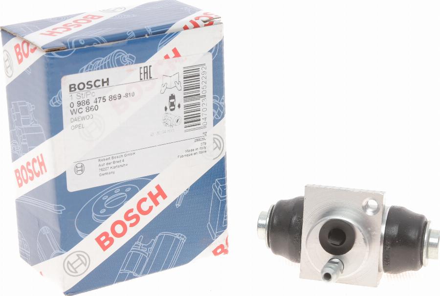 BOSCH 0 986 475 869 - Колесный тормозной цилиндр autospares.lv