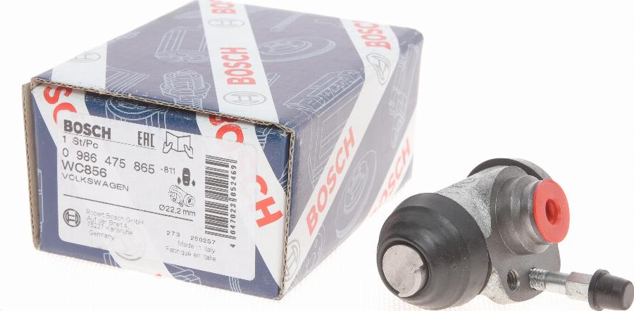 BOSCH 0 986 475 865 - Колесный тормозной цилиндр autospares.lv