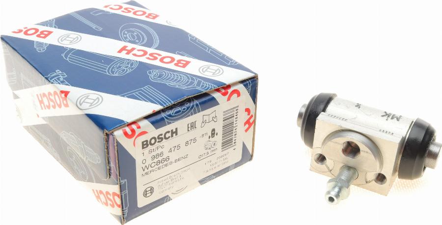 BOSCH 0 986 475 875 - Колесный тормозной цилиндр autospares.lv