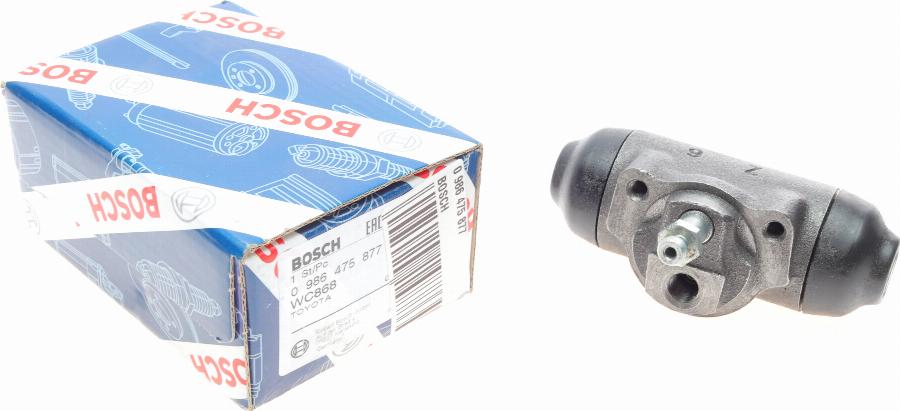 BOSCH 0 986 475 877 - Колесный тормозной цилиндр autospares.lv