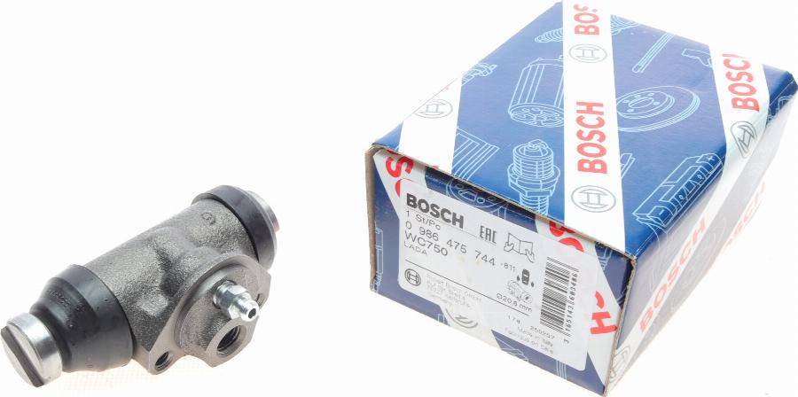 BOSCH 0 986 475 744 - Колесный тормозной цилиндр autospares.lv